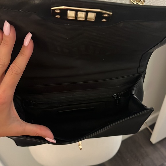 Rebecca minkoff gold and black crossbody bag - Picture 3 of 4